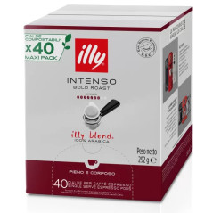Illy 240 Cialde Caffè Caffe E.S.E. 44 mm Intenso (6 confezioni da 40 cialde)