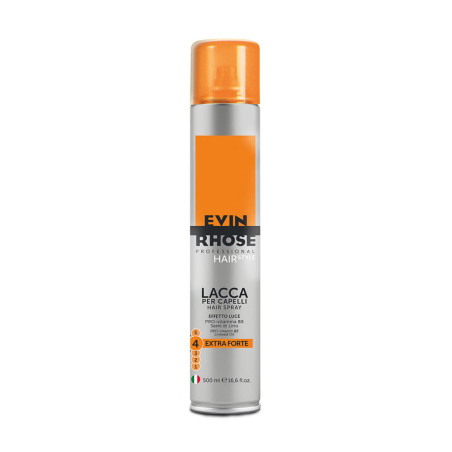 Lacca Fissativa Pro-Vitamina B5 e Semi di Lino - EVIN RHOSE - Fissaggio Extra Hold - BERGEN - 500ml