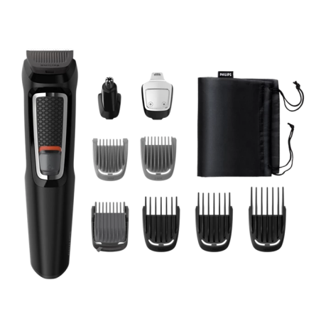 Philips MG3740/15 Multigroom Series 3000 - Tagliacapelli e Barba 9 in 1
