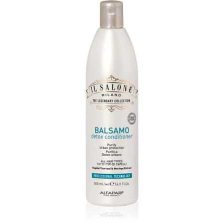 Alfaparf Milano Il Salone Detox Balsamo 500ml - Balsamo Detergente Detossinante per Tutti i tipi di Capelli
