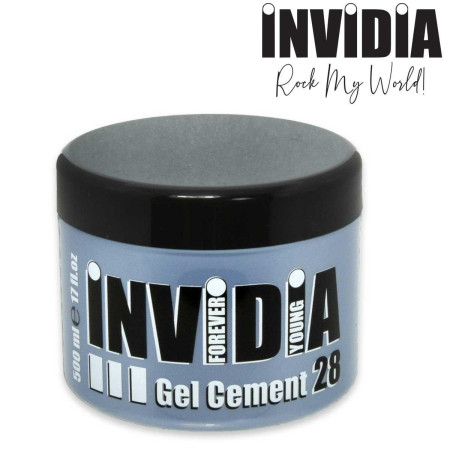 Intercosmetics Invidia - Gel cement 28 per capelli azione modellante non lascia residui 500 ml