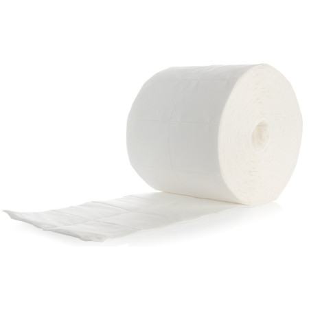 Rotolo Pads 1000 Strappi Salviette Pulisci Unghia Pretagliate in Cotone Bianco Alta Qualità