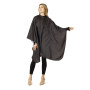 Mantella Taglio Idrorepellente Lavabile con Scollatura in Silicone 145 X 160 Cm Nera 100% Poliestere