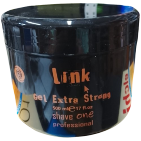 Link Gel Extra Strong Forte 500ml Shave One Professional Fissaggio Estremo e Lunga Tenuta per Uomo