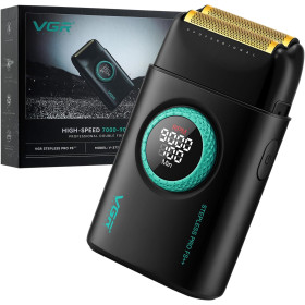 VGR V-377 Rasoio Elettrico Professionale a Doppia Lamina – Shaver Cordless Regolabile per Sfumature e Finiture Perfette