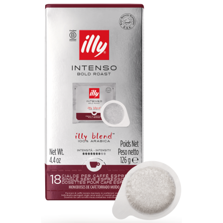 Illy 216 Cialde Caffè Caffe E.S.E. 44 mm Intenso (12 confezioni da 18 cialde)