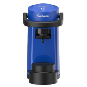 Caffè Borbone Simplymoon Macchina per Espresso Blu a Cialde ESE dal Design Sostenibile e Intuitivo