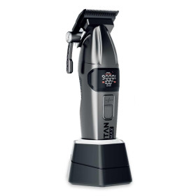 Giubra Tagliacapelli Titan Max Ricaricabile con Display e Base - Nero