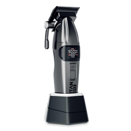 Giubra Tagliacapelli Titan Max Ricaricabile con Display e Base - Nero