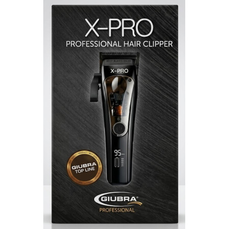Giubra Tagliacapelli X-Pro Ricaricabile con Display - Nero