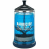 RECIPIENTE VETRO GRANDE PER DISINFETTARE ATTREZZI BARBICIDE - KING RESEARCH